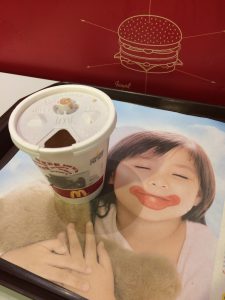 香港マクドナルドにて