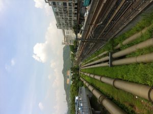 中国大陸からやってくる水